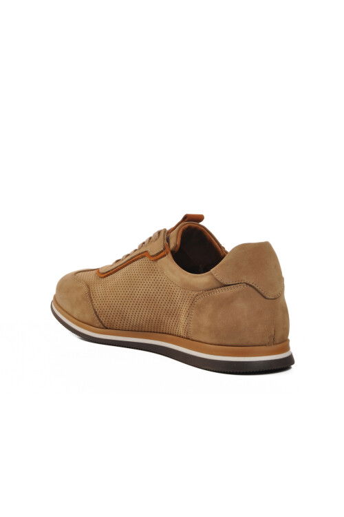 Sand Genuine Leather Mens Casual Shoes Triper M