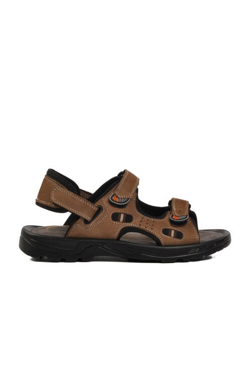 Sand Nubuck Genuine Leather Mens Sandals 1405 M