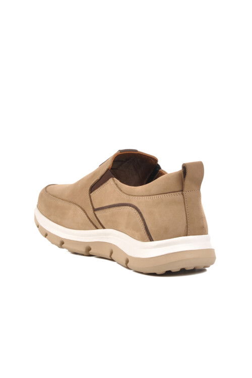 Sand Nubuck Genuine Leather Mens Casual Shoes Malov 2570 M