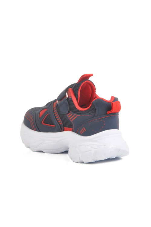 Navy Blue Velcro Mesh Unisex Kids Sports Shoes 1500 P