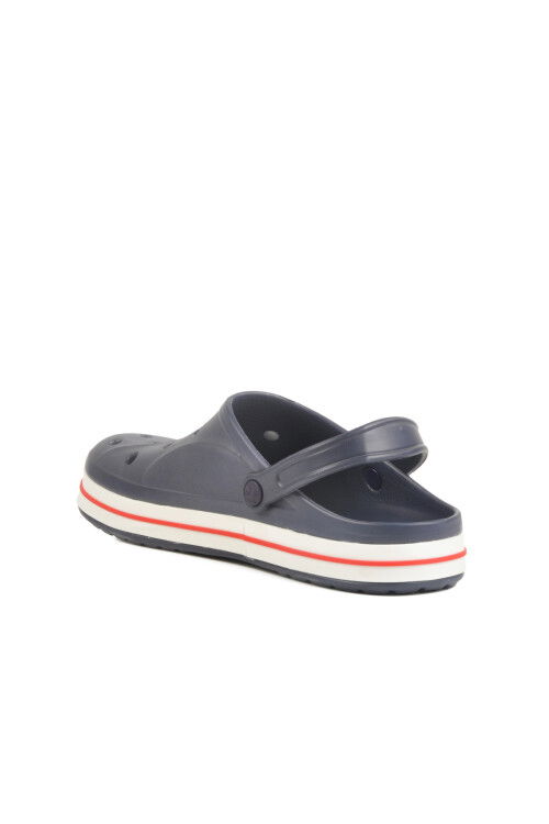 Navy Blue Large Size Eva Lightweight Mens Sabo Slippers 217 M