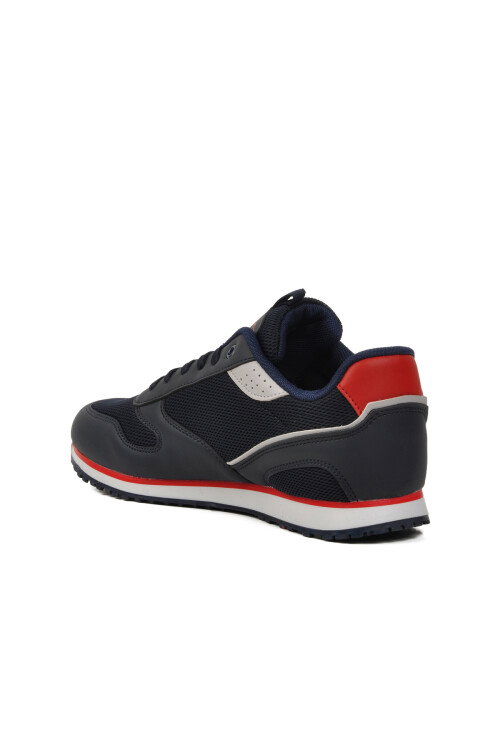 حذاء رياضي رجالي خفيف الوزن قابل للتنفس من شبكة باللون الأزرق الداكن Invicible M