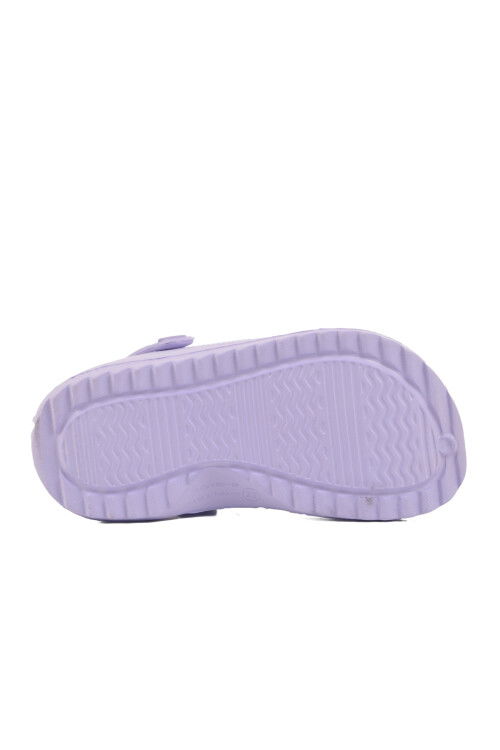 Lilac Lightweight Girls Sabo Slippers 205 F