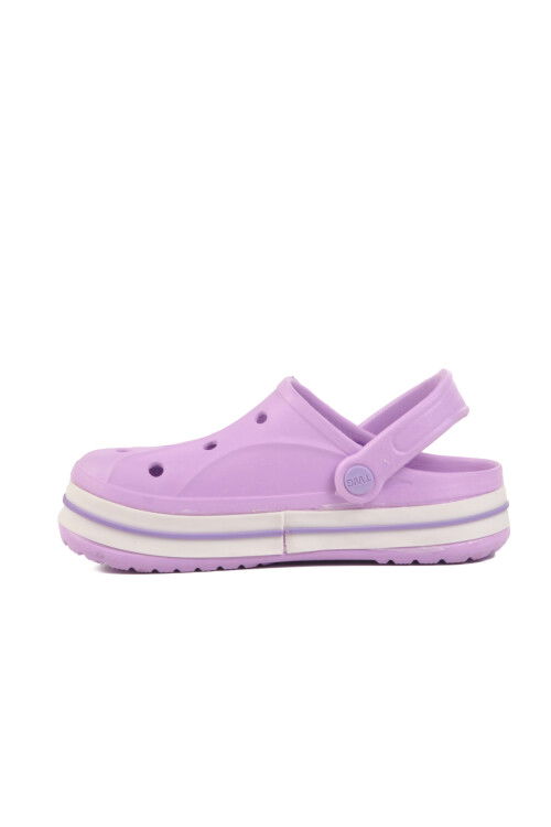 Lilac Eva Lightweight Womens Sabo Slippers TWG-216 G