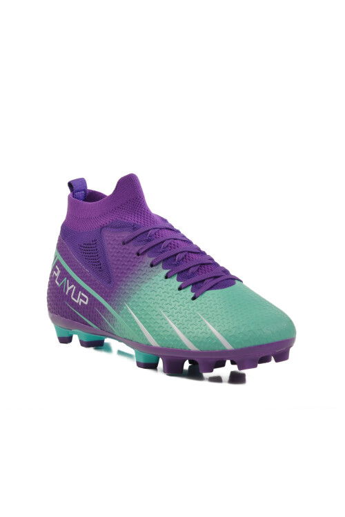 Mens Cleats with Purple Socks MK-251-143 M