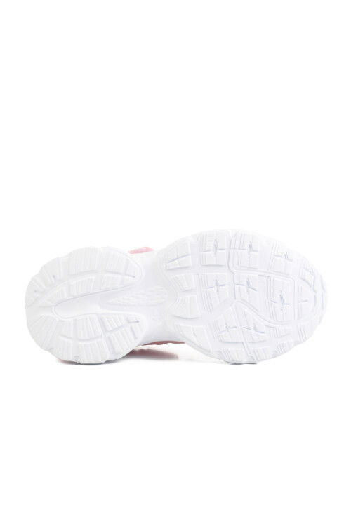 Pink Velcro Mesh Girls Sneakers 1500 F