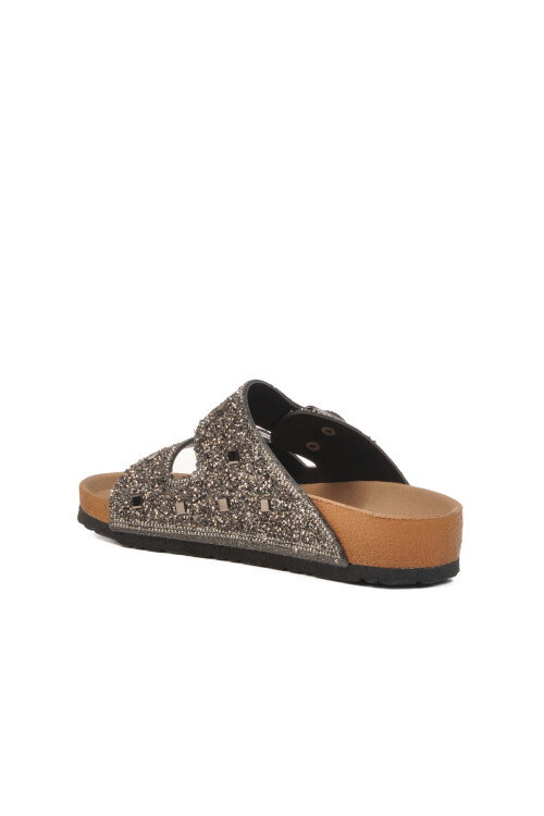 Platinum Stone Embroidered Lightweight Womens Slippers PC-7552 Z