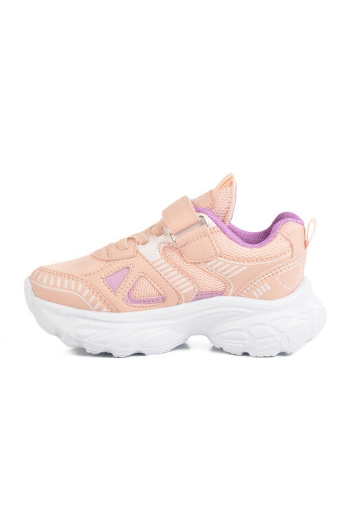 Powder Velcro Mesh Girls Sneakers 1500 P