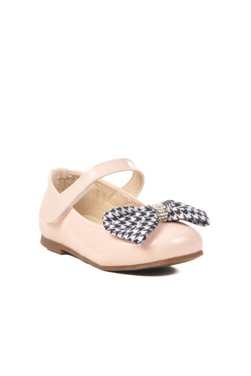 Pudra Rugan Kurdeleli Hafif Kız Çocuk Babet 180 B