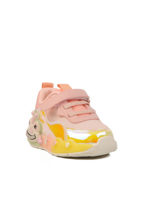 Pudra Cırtlı Hafifi Kız Çocuk Spor Ayakkabı 1905 B