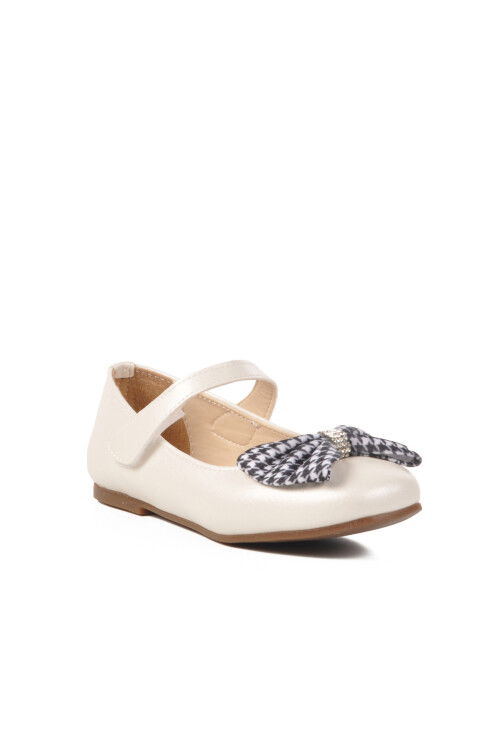 Pearl Girls Bow Ribbon Ballerina Shoes 180 P