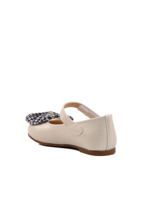 Pearl Ribbon Lightweight Girls Ballerinas 180 B