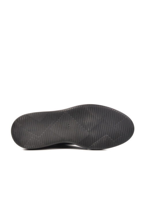 Siyah Açma Hakiki Deri Erkek Casual Ayakkabı 70914 M