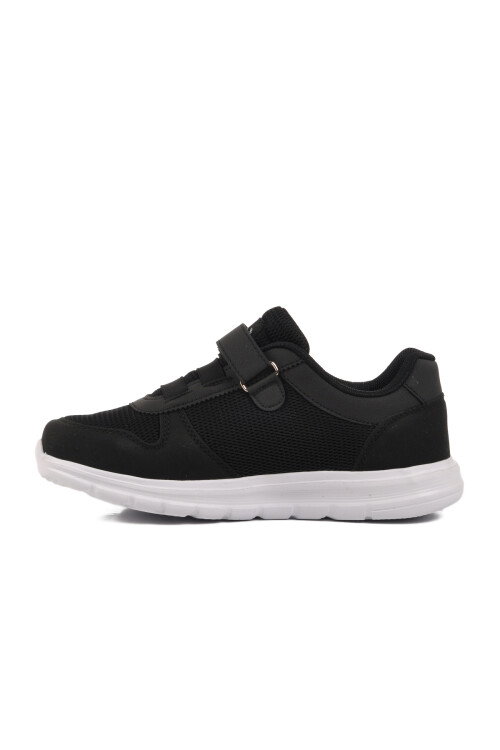 Black and White Velcro Unisex Sneakers 616 G