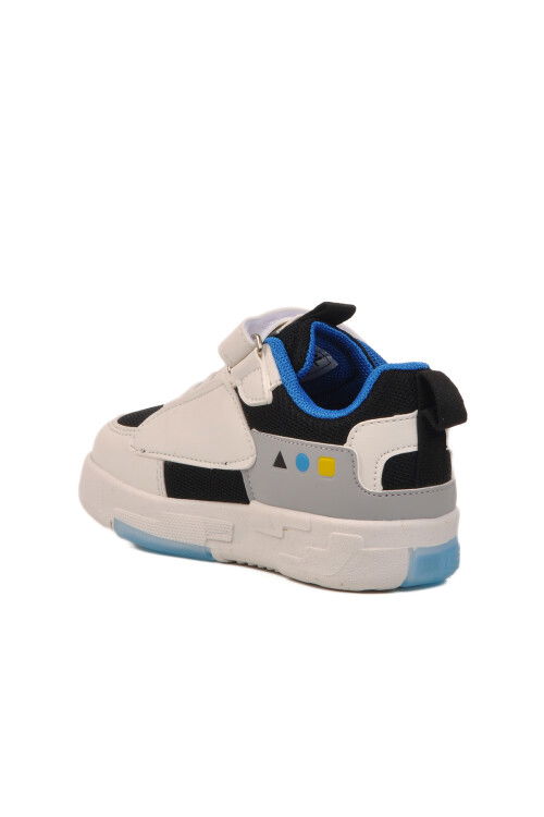 Black Velcro Light Up Unisex Kids Sneakers Legos P
