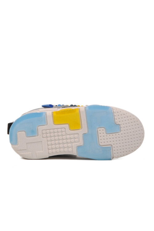Black Velcro Light Up Unisex Kids Sneakers Legos P