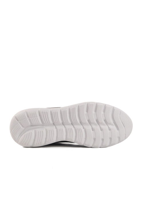 Siyah Beyaz Fileli Hafif Esnek Erkek Spor Ayakkabı Disc M