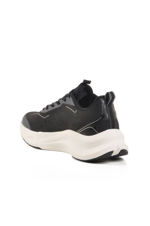 Black Mesh Lightweight Flexible Mens Sneakers PCI-11324 M