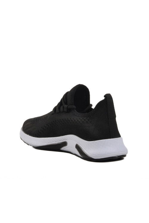 Black and White Knitted Light Unisex Sneakers Pina 101 G