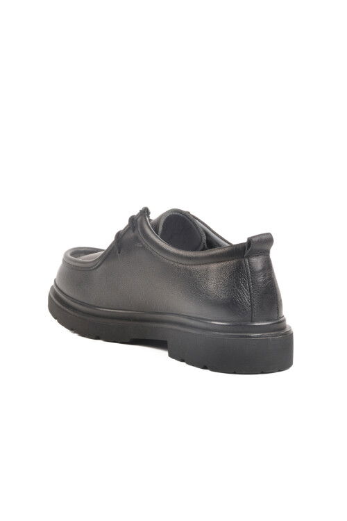 Black Genuine Leather Mens Casual Shoes 1005 M