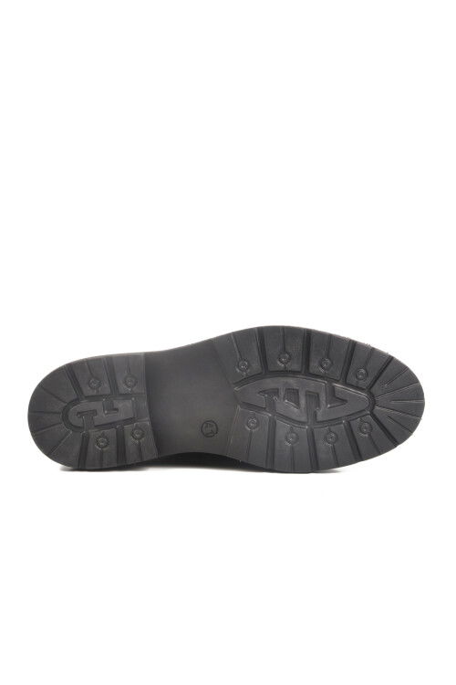 Black Genuine Leather Mens Casual Shoes 1005 M