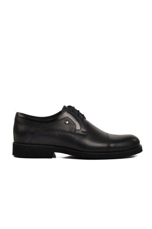 Black Genuine Leather Mens Classic Shoes 03101 M