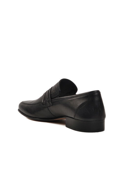 Black Genuine Leather Mens Classic Shoes 00881 M