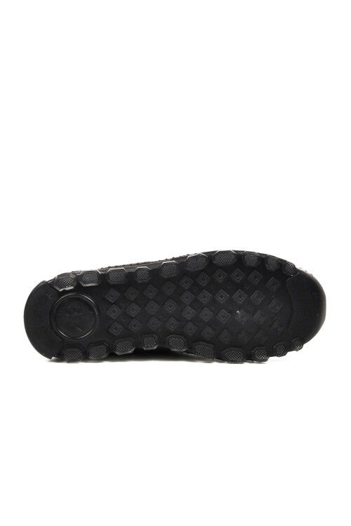 Black Genuine Leather Womens Casual Shoes 0002 Z