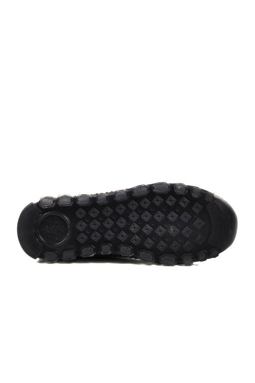 Black Genuine Leather Womens Casual Shoes 0003 Z