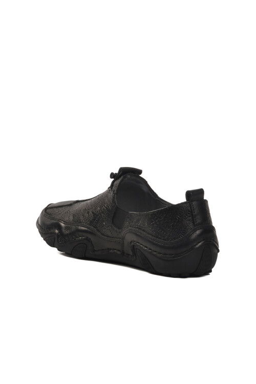 Black Genuine Leather Womens Casual Shoes 124-3 Z