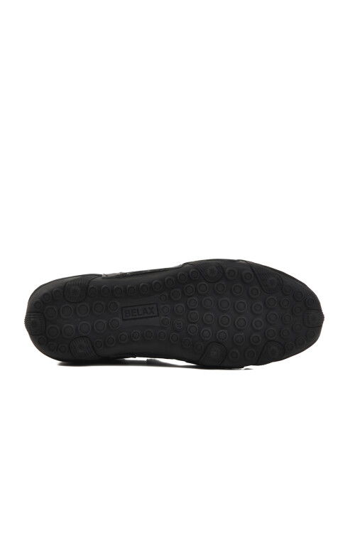 Black Genuine Leather Womens Casual Shoes 124-3 Z