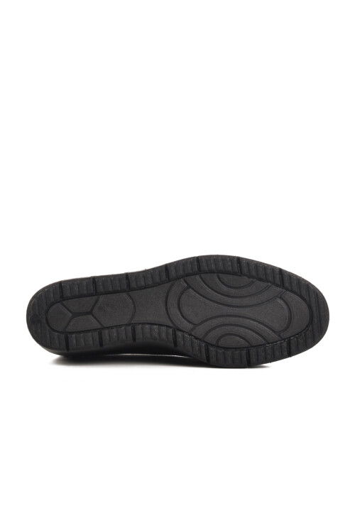 Black Genuine Leather Womens Casual Shoes BB092 Z