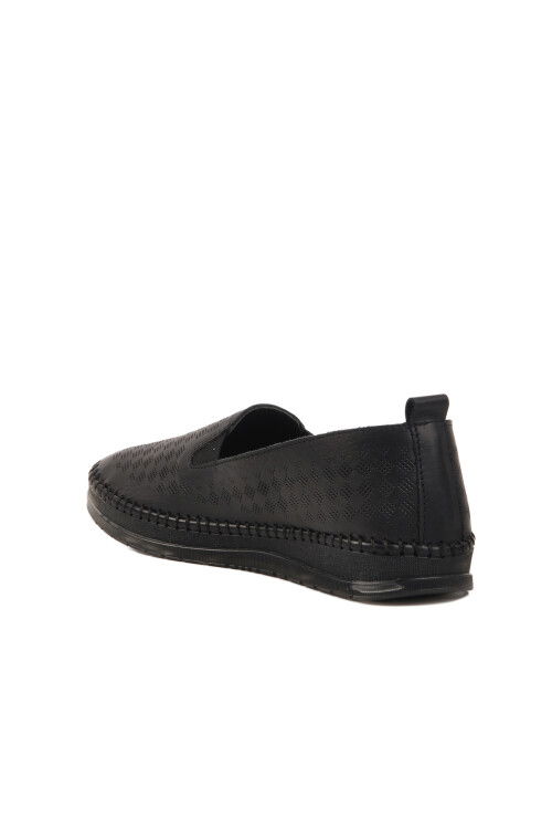 Black Genuine Leather Womens Casual Shoes 510 Z