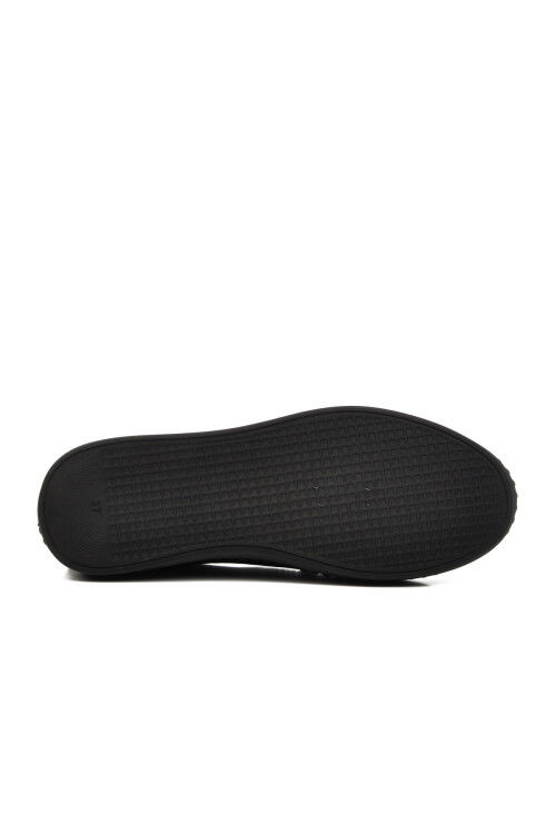 Black Genuine Leather Anatomic Womens Casual Shoes Z083 Z