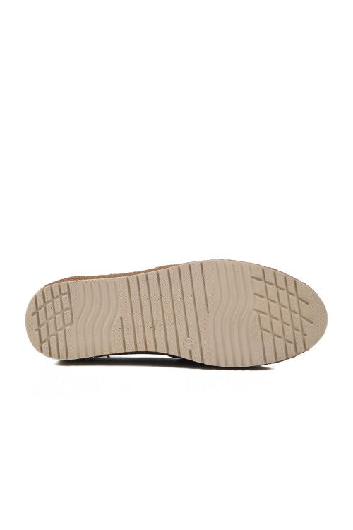 حذاء كاجوال نسائي تشريحي من الجلد الطبيعي باللون الأسود Z132 Z