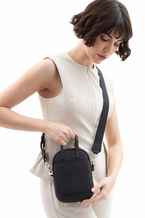 حقيبة يد وكتف نسائية سوداء BNT-1625