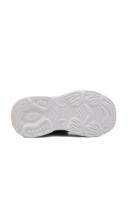 حذاء رياضي للأولاد من القماش الشبكي باللونين الأسود والأحمر مع شريط فيلكرو، لون رافون P