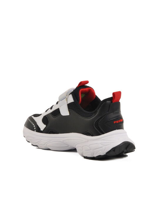 حذاء رياضي خفيف الوزن للأولاد من شبكة فيلكرو باللون الأسود 1866 F