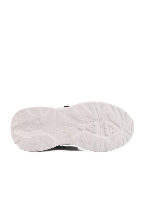 Black Lilac Velcro Mesh Girls Sneakers Ruffon F