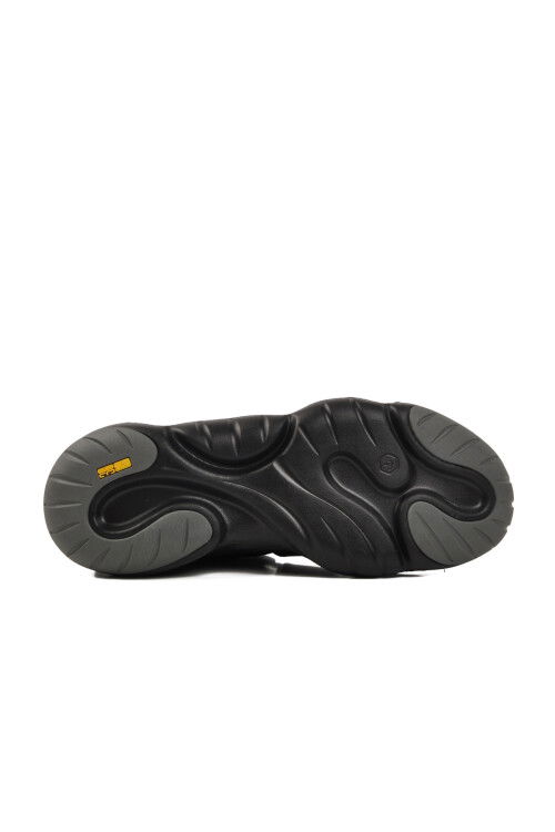 Black Lightweight Flexible Mens Sneakers Asmara M