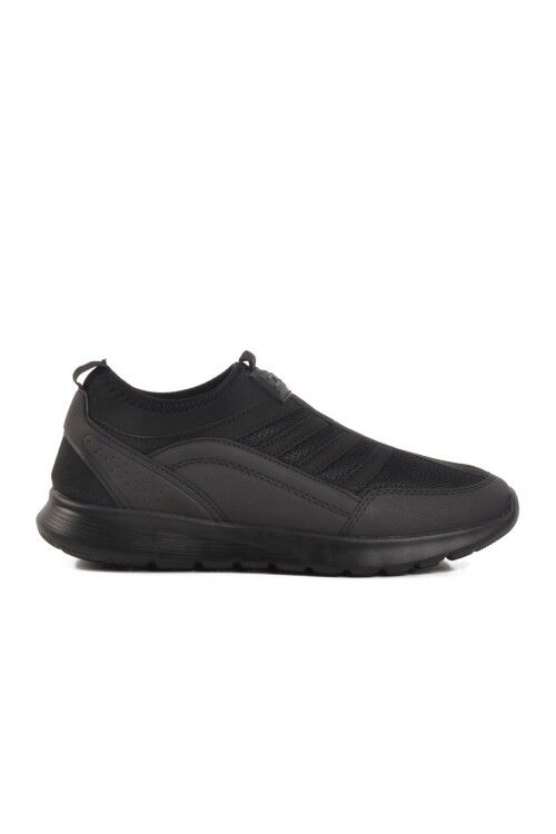 Black Mesh Lightweight Flexible Mens Sneakers Disc M