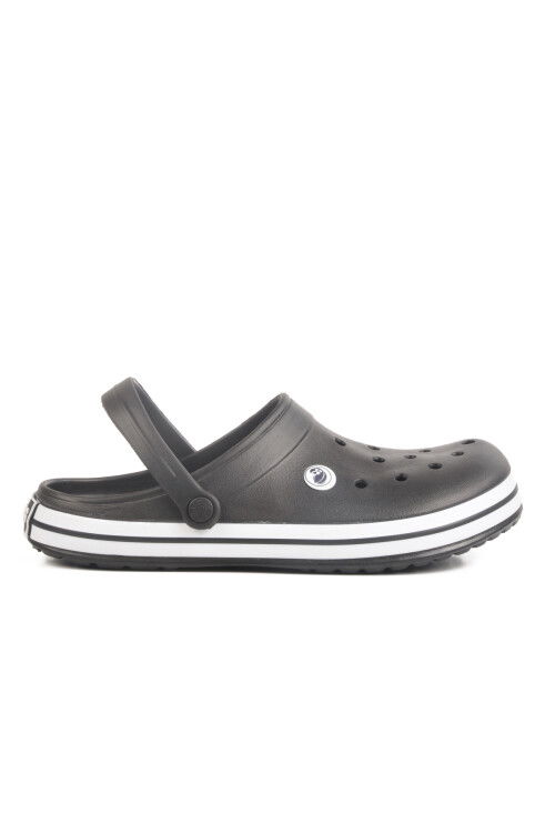 Black Large Size Eva Lightweight Mens Sabo Slippers 214 M