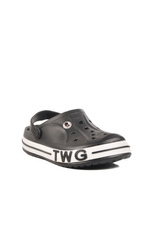 Black Eva Lightweight Mens Sabo Slippers TWG-216 M