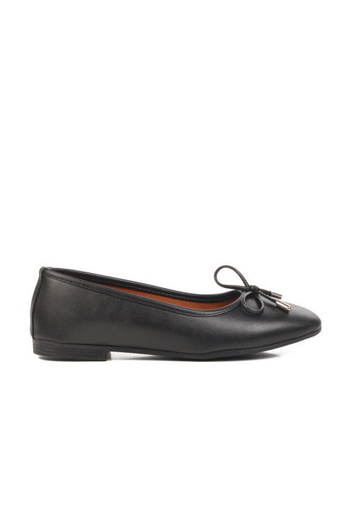 Black Thin Sole Lightweight Womens Ballerinas B-34 Z