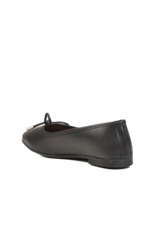 Black Thin Sole Lightweight Womens Ballerinas B-34 Z
