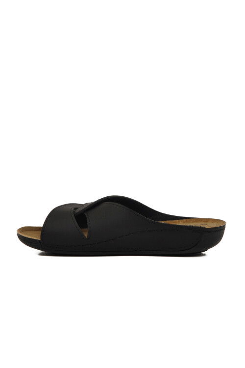 Black Lightweight Womens Slippers 08-001 Z