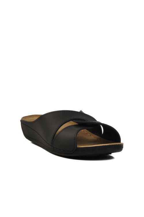 Black Lightweight Womens Slippers 08-001 Z