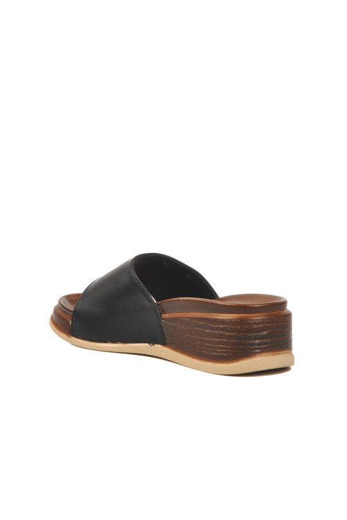 Black Lightweight Womens Slippers PC-7030 Z