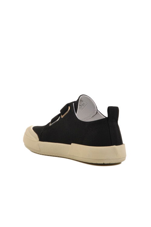 Black Velcro Linen Boys Sports Shoes 545 F