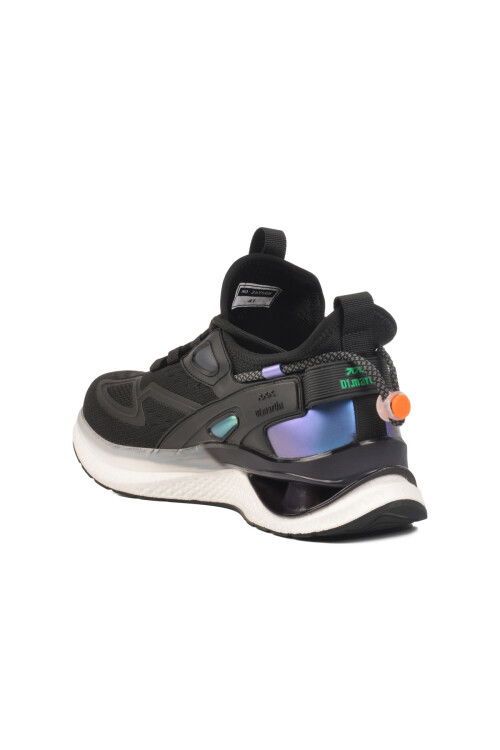 Black Anorak Lightweight Flexible Breathable Mens Sneakers 25Y508 M